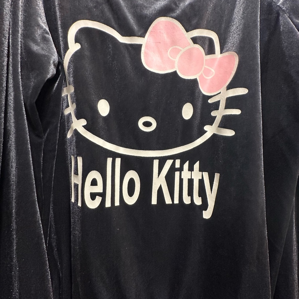 Hello Kitty Pajama Set - Dark Grey with Pink Accents
